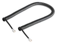 spe190840 Decelect Phone Accessory, Telephone Cord, Black, 3m