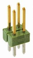 826632-2 TE Connectivity AMPMODU MOD II Series Straight Through Hole Pin Header, 4 Contact(s), 2.54 mm Pitch, 2 Row, Unshrouded