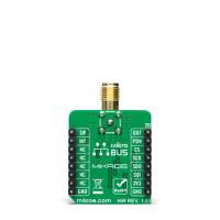 mikroe-4828 MikroElektronika ISM RX 3 Click MAX41470 RF Receiver Add On Board for mikroBUS socket 960MHz MIKROE-4828