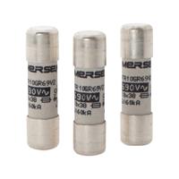 h083957 Mersen 25A Slow-Blow Ceramic Cartridge Fuse, 10 x 38mm