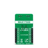 mikroe-4915 MikroElektronika Current Limit 6 Click Protected Switch for MAX17608 for mikroBUS Socket