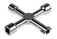 439-3019 RS PRO Diecast Zinc 5-way Control Cabinet Key