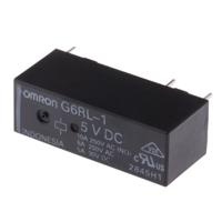 g6rl-1-dc5 Omron PCB Mount Power Relay, 5V dc Coil, 10A Switching Current, SPDT