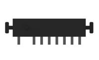 1747786-1 TE Connectivity 1747786 Series PCB Socket, 8-Contact, 1-Row, 2mm Pitch