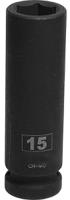 137-0917 RS PRO 15mm, 1/2 in Drive Impact Socket