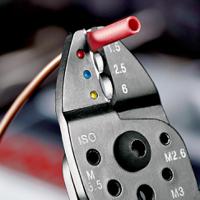 97-21-215 Knipex 97 Hand Crimp Tool for Insulated Terminals, 0,5 → 6mm² Wire