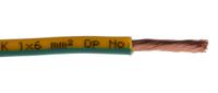 902-8451 RS PRO Green/Yellow 6mm² Hook Up Wire, 16 AWG, 75/0.3 mm, 100m, PVC Insulation