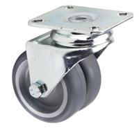 1970pjo075p50 Tente Swivel Castor Wheel, 80kg Capacity, 75mm Wheel
