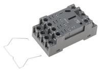 121-7827 RS PRO 14 Pin 300V DIN Rail Relay Socket, for use with RS PRO RKL Relays 4PDT