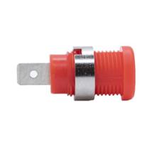 bu-31610-2 Mueller Electric Red Plug Banana Connectors, 4 mm Connector, Solder Lug Termination, 35A, 1kV, Nickel Plating