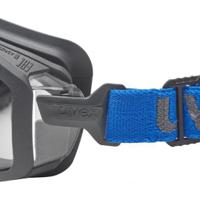 9143267 uvex i-guard+, Scratch Resistant Anti-Mist Safety Goggles with Clear Lenses