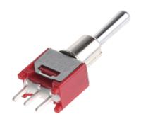 734-7224 RS PRO Toggle Switch, PCB Mount, On-Off-On, SPDT, Through Hole Terminal