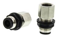 3136-16-21 Legris LF3000 Series Straight Threaded Adaptor, G 1/2 Female to Push In 16 mm, Threaded-to-Tube Connection Style