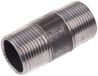 257-7912 RS PRO Black Malleable Iron Fitting Barrel Nipple, Male BSPT 3/4in to Male BSPT 3/4in
