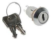 wrl-5-e-d-2 Lorlin IP66, IP67 Key Switch, SPDT, 5 A@ 115 V ac 2-Way Random-Key