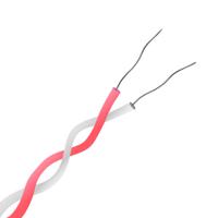 220-9500 RS PRO Type N Thermocouple Cable/Wire, 100m, Unscreened, PTFE Insulation, +260°C Max, 7/0.2mm