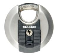 m50eurdcc Master Lock Padlock Weatherproof Stainless Steel Padlock, Keyed Alike, 12mm Shackle, 80mm Body