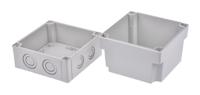 pcm-125125-g-enclosure Fibox Grey Polycarbonate Enclosure, IP66, IP67, Grey Lid, 130 x 130 x 125mm