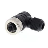 y92e-m12pvc4aconf-l Omron Circular Connector, 4 Contacts, M12 Connector, Socket
