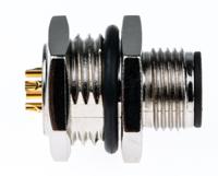 1838893-2 TE Connectivity Circular Connector, 4 Contacts, Panel, M12 Connector, Plug, Male, IP67, M12 Series