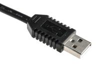 g84-4400lubgb-2 Cherry Wired USB Compact Trackball Keyboard, QWERTY (UK), Black