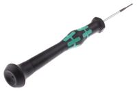 05117992001 Wera Slotted Precision Screwdriver, 1.2 x 0.2 mm Tip, 40 mm Blade, 137 mm Overall