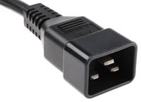 il19-c20-h05-3150-200 Schaffner IEC C19 Socket to IEC C20 Plug Power Cord