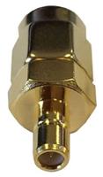 adp-smbm-smam RF Solutions Straight 50Ω RF Adapter SMB Plug to SMA Plug