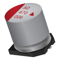 apa0609680m035r KYOCERA AVX 68μF Conductive Polymer Aluminium Capacitor 35V dc, Surface Mount - APA0609680M035R