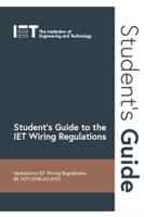 978-1-83953-260-3 Student's Guide to the IET Wiring Regulations, 3rd edition