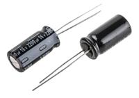 uvy1c222mpd Nichicon 2200μF Aluminium Electrolytic Capacitor 16V dc, Radial, Through Hole - UVY1C222MPD