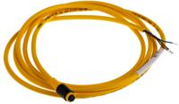 pkg-3z-2 Turck Female 3 way M8 to Free End Sensor Actuator Cable, 2 m