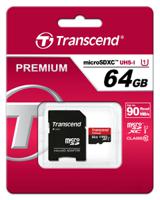 ts64gusdu1 Transcend 64 GB MicroSDXC Micro SD Card, Class 10, UHS-1 U1