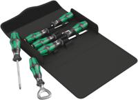 05105625001 Wera Phillips; Pozidriv; Slotted; Torx Screwdriver Set, 7-Piece