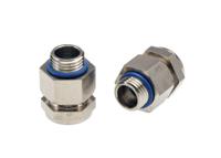 52001879 Lapp SKINDICHT Series Nickel Nickel Plated Brass Cable Gland, M10 Thread, 5.5mm min., 7mm max., IP66, IP68