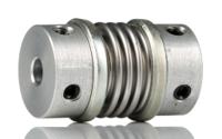 530202020 Huco Bellows Coupling, 20mm Outside Diameter, 5mm Bore, 31mm Length Coupler