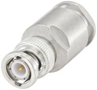 51s105-015n5 Rosenberger BNC Series, Plug Cable Mount BNC Connector, 50Ω, Clamp Termination, Straight Body
