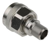 j01020a0127 Telegartner, Plug Cable Mount N Connector, 50Ω, Crimp Termination, Straight Body