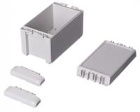 96013135-b-140809-pc-v0-7035 Bopla Bocube Series Light Grey Polycarbonate Enclosure, IP66, IP68, IK07, Light Grey Lid, 151 x 80 x 90mm