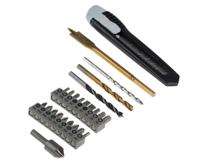 2607019327 Bosch 50-Piece Masonry Drill Bit, Metal Drill Bit, Wood Drill Bit Set for Multi-Material, 22mm Max, 1.5mm Min, HSS Bits