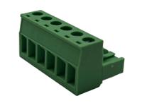hrfe-06005v Conex-It, 5.08mm Pitch, HRFE, 6 Way, Right Angle, Pluggable Terminal Block, Plug, Cable Mount, Screw Termination,