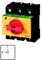 045845-p3-63ivs-rt Eaton 3 Pole Panel Mount Isolator Switch - 63A Maximum Current, 30kW Power Rating, IP30 (Front)