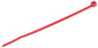 111-01812-t18r-pa66-rd HellermannTyton Cable Tie, 100mm x 2.5 mm, Red Polyamide 6.6 (PA66), Pk-100