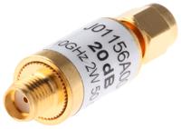 j01156a0041 Telegartner 50Ω RF Attenuator SMA Connector SMA Plug to Socket 20dB, Operating Frequency 10GHz