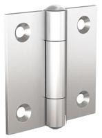 52-1-3610 Pinet Stainless Steel Butt Hinge, Screw Fixing, 50mm x 50mm x 2mm