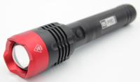 255-4196 RS PRO LED Torch Black, Red - Rechargeable 10000 lm, 267 mm