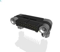 mhdas2m020yce61 Amphenol Socapex MHDAS Series Right Angle PCB PCB Header, 20 Contact(s), 1.27 mm Pitch, 2 Row, Shrouded