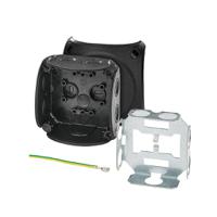 dk-0200-v HENSEL DK Series Black Polypropylene Terminal Box, IP66, 0 Terminals, 62 x 93 x 93mm