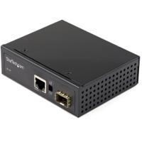 imc1gsfp StarTech.com RJ45, SFP Ethernet Media Converter, Single Mode, 10 Mbps, 100 Mbps, 1000 Mbps, Full Duplex