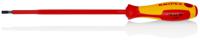 98-21-45 Knipex Slotted Insulated Screwdriver, 4,5 mm Tip, 180 mm Blade, VDE/1000V, 287 mm Overall